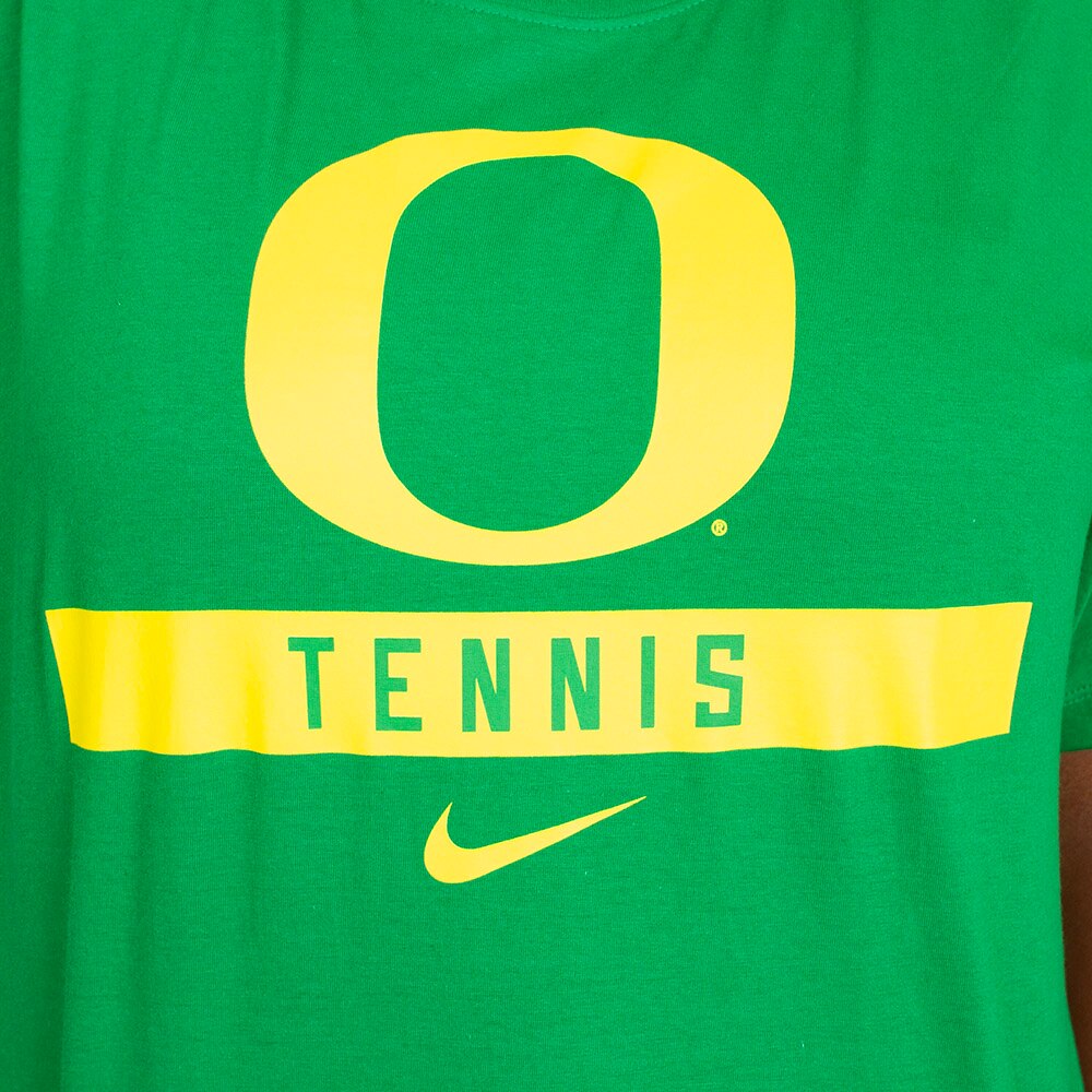 Classic Oregon O, Nike, Green, Crew Neck, Cotton, Men, Unisex, Tennis, Basic, T-Shirt, 906448